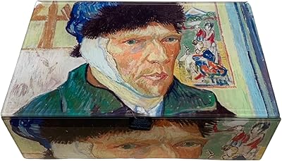 Souvenir of Vincent Van Gogh glass jewelry (self -portrait with bandaged ear).. Shop smart, shop DIAYTAR — Nigeria’s trusted e-commerce site.