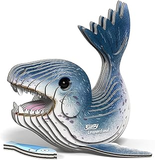 Ecological 3D paper puzzle Eugy 074 Leopard Seal [Printed magic glue].. E-commerce made for Nigeria — fast delivery and low prices at DIAYTAR.