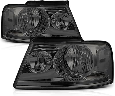 M-Auto set of Left and Law headlights compatible with Ford F-150/2006/2006/2006/2006/2006/2006 2007 2008 Mark LT 2004 2005 2006 2007 2008, Transparent Heads and Passenger Headlights.. Experience budget-friendly shopping at DIAYTAR NIGERIA, Nigeria's premier online marketplace with quick delivery.