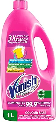 Vanish liquid stain removal, for white and colorful clothes, to be used with or without laundry, additives or softening, 1 liter.. Experience hassle-free shopping with DIAYTAR NIGERIA's user-friendly platform and prompt delivery service.