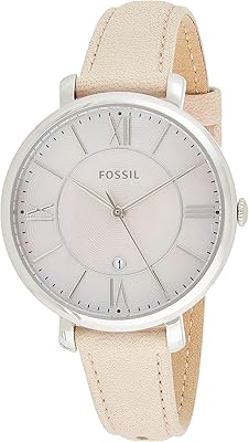 Fossil quartz watch for women with analog display and leather bracelet, ES3843 model.. Experience shopping freedom with DIAYTAR NIGERIA's vast selection and dependable nationwide shipping.