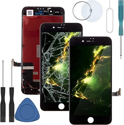 ZTR replacement LCD screen for iPhone 8/SE (2D 2020) 4.7 inch with scientists and 3D touch screen in black.. DIAYTAR NIGERIA connects Nigerians with quality products at affordable prices, delivered in 5-8 days nationwide.