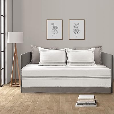 Set of ripened rest in striped cotton farmhouse 6 pieces.. DIAYTAR NIGERIA: Your gateway to affordable shopping with thousands of products delivered nationwide.