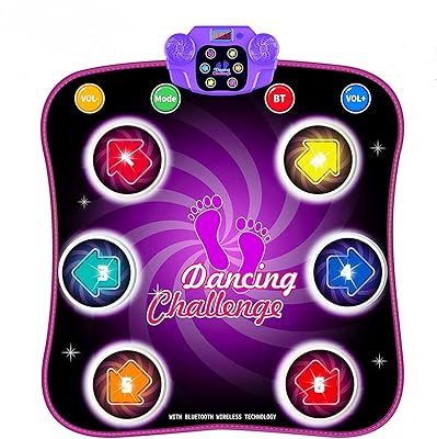 Dance carpet, bright musical dance mat for children and toddlers, with wireless Bluetooth and 5 game modes, floor dance games, birthday gifts for boys and girls aged 3 to 12, 31 x 30 inches.. Easy checkout, quick delivery — shop now on DIAYTAR Nigeria.