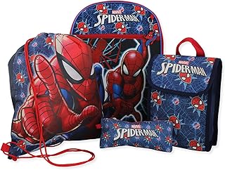 School bag set 5 rooms Marvel Spider-Man Boys 16 inch.. Experience budget-friendly shopping at DIAYTAR NIGERIA, Nigeria's premier online marketplace with quick delivery.