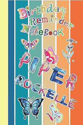 Birthday reminder of Piper Rockelle Actor Merch: Piper Rockelle notes book to record birthdays, birthdays or any special event with ... 6 x 9 inch (114 pages).. Experience retail convenience with DIAYTAR NIGERIA's comprehensive platform and 5-8 day nationwide shipping.