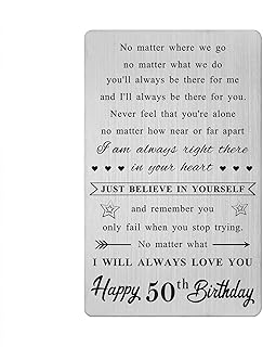 50th anniversary gifts for women and men, decorations engraved happy 50th anniversary, portfolio cards gifts.. DIAYTAR NIGERIA: Your one-stop e-commerce destination with affordable prices and nationwide delivery in 5-8 days.