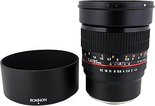 Rokinon fixed objective 85m-e 85m F1.4 for Sony Waymount and other cameras, black.. DIAYTAR NIGERIA transforms online shopping with competitive prices and dependable nationwide delivery.