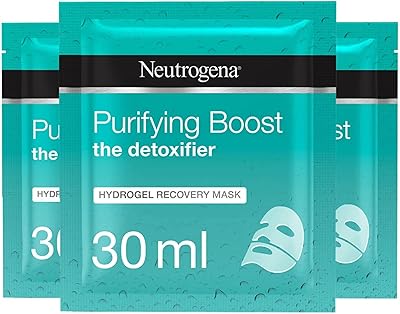 Fabric mask for the neutrogena face, boost purifying hydrogel, 30 ml, pack of 3.. Discover thousands of products on DIAYTAR Nigeria — from fashion and electronics to home goods. We guarantee quick delivery and competitive pricing across the board.