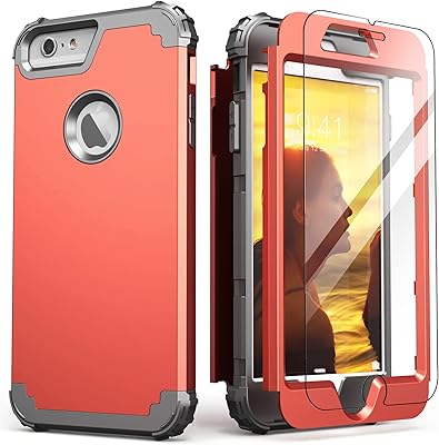 Idwell shell for iPhone 6s Plus with screen protector (tempered glass).. Shop like never before with DIAYTAR NIGERIA's comprehensive marketplace and budget-friendly shipping.