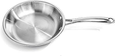 Professional frying stove Three thicknesses in stainless steel 18-10 Bergoff of 8.. Discover a world of choices with DIAYTAR NIGERIA's extensive marketplace and prompt shipping service.