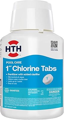 1 -inch HTH chlorine CHLORE CARE CHLORE, DISINFECTIVE AT POOL CHLORE, KILLS ALGUES AND BACTERICALS, 5 LB.. Your comprehensive marketplace awaits at DIAYTAR NIGERIA with affordable prices and reliable delivery times.