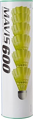Badminton Balls in Yonex 600 Mavis for unisex adults - Yellow.. DIAYTAR NIGERIA: Your affordable gateway to thousands of products delivered promptly nationwide.