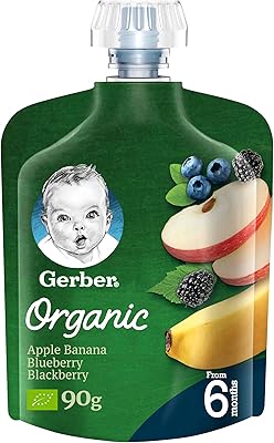 GERBER apple puree, banana, cranberry and blackberry for baby, 90 g.. Shop the future with DIAYTAR NIGERIA - thousands of products, unbeatable prices, delivery within a week.