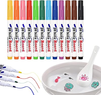 Marker for whiteboard white drawing pen with magic water water 12.. DIAYTAR NIGERIA: Where countless products meet affordable prices and reliable nationwide shipping.