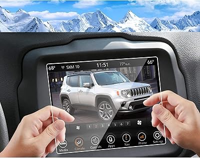 DSDFGH screen protector for Jeep Renegade 8.4 inch 2022 2021 2020 UCONNECT Navigation Touch screen HD Accessories HD Glass Dipped glass to reduce fingerprints anti-scratch.. DIAYTAR NIGERIA promises affordability and variety with every purchase, delivered in 5-8 days.