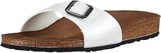 Birken Modern Madrid sandals for unisex adults, white (BF White), 43 EU.. Shop electronics, clothes, and everything in between on DIAYTAR Nigeria.