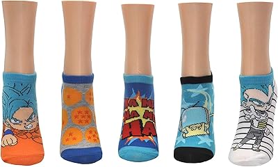 Dragon Ball Super Kids low socks (5 pairs) - Suitable for children's children's shoes 9-3, multicolored, s, multi, s.. Your budget-friendly online marketplace, DIAYTAR NIGERIA delivers a world of products in just 5-8 days.