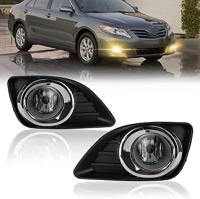 LED fog lights for Toyota Camry 2010 2011, 1 pair of front fog lights before with telescope and switch, harness set on the driver's side and passenger (transparent lens).. Discover more ways to save — every day on DIAYTAR Nigeria.