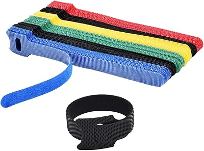 Smiley 60 pieces reusable cable attachments adjustable wire fasteners 6 inch superior 6 inch, organizer strips of microfiber fabric cables, wire organizer clips (12 mm x 150 mm).. DIAYTAR NIGERIA: Where affordability meets variety in Nigeria's most comprehensive online marketplace.