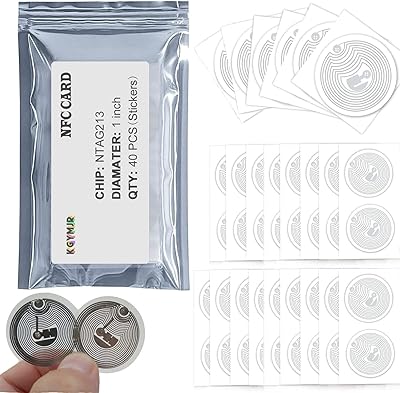 40 parts of stickers NFC NTAG213 25 mm blank stickers in large compatible with tagmo.. DIAYTAR NIGERIA: Where smart shoppers find everything they need at prices they can afford.