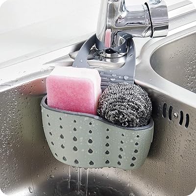 Storage basket for sink/Paponing holder for kitchen sink/Paponing holder for kitchen sink kitchen holder kitchen tap adjustable suspended pear organizer sink accessories (random color).. Your comprehensive marketplace awaits at DIAYTAR NIGERIA with affordable prices and reliable delivery times.