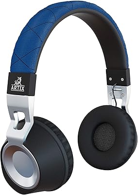 Adjustable and foldable wire earphones Artex CL650 with integrated microphone for travel, sports, children, adolescents and adults (blue).. DIAYTAR NIGERIA revolutionizes online retail with our extensive selection and dependable shipping service.