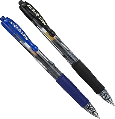 Pilot G-2 gel pen, 0.7 mm, 0.7 mm, blue/black.. DIAYTAR NIGERIA brings the marketplace to your home with budget-friendly prices and nationwide delivery.