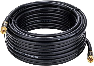 Direct Cables Online Coaxial RG6 cable 75 feet, Coaxial cable with coaxial end F and BNC extension for satellite antenna and TV.. DIAYTAR NIGERIA delivers happiness in 5-8 days with our affordable and diverse product range.