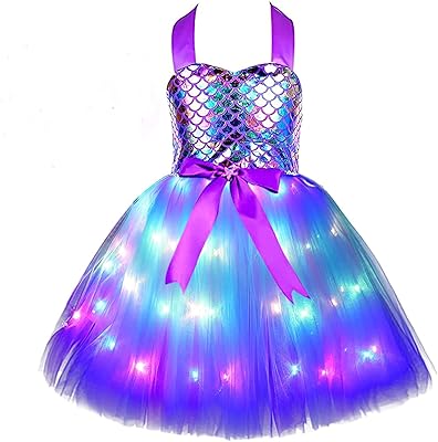 Mermaid costume for girls LED light tutu dress.. Experience the joy of discovery with DIAYTAR NIGERIA's vast catalog and nationwide affordable delivery.