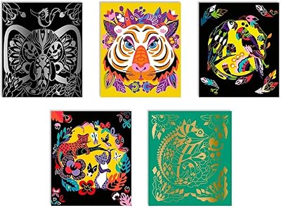 Janod J07891 Animals of the world to scratch.. The smarter way to shop online in Nigeria is through DIAYTAR Nigeria.