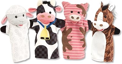 Melissa & Doug Farm Friends (lot of 4) - Cow, horse, sheep, pig and farm, 1 room.. DIAYTAR NIGERIA: Your gateway to affordable online retail with reliable delivery within the week.