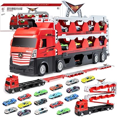 Set of car car transport truck toys mega trucks with track.. DIAYTAR NIGERIA makes quality accessible with our extensive catalog and competitive delivery rates.
