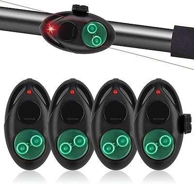 4 pieces alarm indicator of fishing bite, adjustable electronic alarm bell with sensitive digital on fishing rod for day and night fishing outdoors.. Nigeria's fastest-growing e-commerce site offers unbeatable prices and delivery within 8 days.