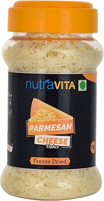 Dented Nutra Vita Vita Parmesan bottles, 100 % vegetarian, without preservatives, wrapped in a reusable PET bottle.. Discover endless possibilities with DIAYTAR NIGERIA's extensive product range and affordable shipping.