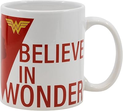 Disney Wonder Woman ceramic cup, 325 ml, multicolored.. Shop with intention at DIAYTAR NIGERIA, offering thousands of products delivered nationwide in days.