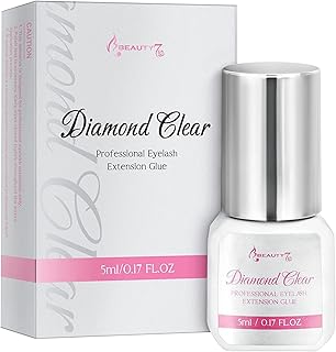 Beauty7 Diamond Clear Lash Glue Adhesive Adhesive In 1 Second Fast drying for Experts Extensions 8 to 12 weeks 5 ml Perfect for colorful eyelashes.. Shop with confidence at DIAYTAR NIGERIA, offering extensive product variety with nationwide delivery.