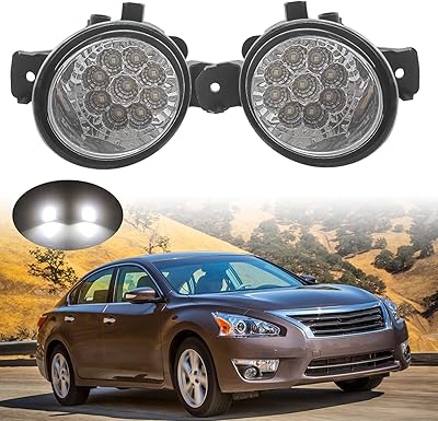 LED fog lights Compatible with Nissan Altima 2007-2020, Maxima 2007-2014, Pathfinder 2013-2018, Sentra 2004-2019, Versa 2012-2019, Rogue, Infiniti G37 M35 M45 QX60.. Shop without boundaries at DIAYTAR NIGERIA, offering extensive variety at prices you'll appreciate.