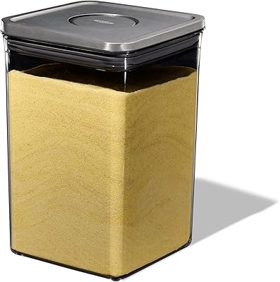 Oxo steel carrier container - 4.4 liters for flour, sugar and more.. Your ideal shopping companion, DIAYTAR NIGERIA offers unmatched variety with delivery within a week.