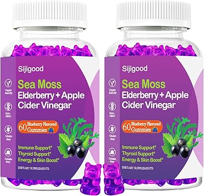 Package of 2 Biological Sea Mosses Sagegood with elderberry, blackberry, bardybody, apple cider vinegar, chlorophyll and natural digestive deodorant for skin, hair and immune system for adults, children, women and men.. DIAYTAR NIGERIA: Bringing affordable shopping solutions with a diverse product catalog delivered nationwide.