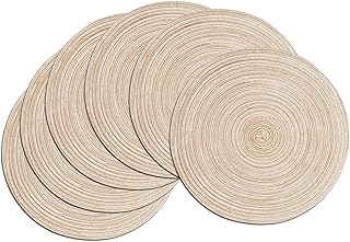 Round table tablecloths woven paths resistant heat resistant cotton.. Your complete e-commerce destination, DIAYTAR NIGERIA combines variety with budget-friendly nationwide shipping.