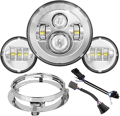 7 inches LED LED LED Fog lights DOT MOTO KIT MOTO Ring for Harley.. DIAYTAR NIGERIA: Empowering Nigerians with access to affordable products and reliable 5-8 day delivery.