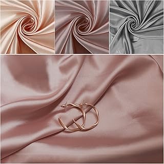 IPROTEC 3 pieces of product photography, photo accessories in superior silk fabric for food, jewelry, cosmetics, photo shoot (golden gray - pink).. Experience shopping freedom with DIAYTAR NIGERIA's comprehensive marketplace delivered within 8 days.