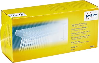 Avery AS040 label accessories for standard marker gun, (40 mm, 5,000 box) - transparent.. DIAYTAR NIGERIA brings the marketplace to your screen with affordable products delivered in 5-8 days.
