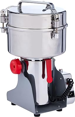 Biolumix electric crusher for breakfast cereals, herbs, dry food, flour and powder, weighing 2 kg.. DIAYTAR Nigeria: Discover more, spend less, and enjoy delivery within 5–8 days.
