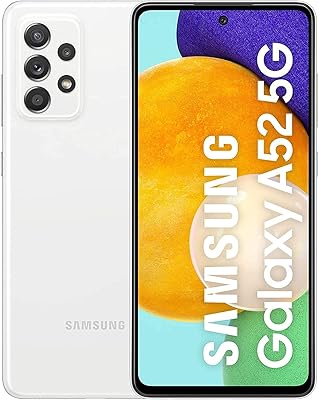 Samsung Galaxy A52 5G, Double SIM, with a superb white color (British version) smartphone (British version) smartphone (British version).. Your everyday shopping destination, DIAYTAR NIGERIA offers unbeatable value with quick delivery times.