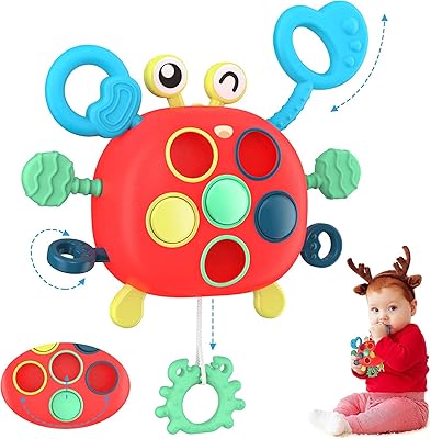 Babyg Sensory toys for baby of 6, 12 and 18 months, Montessori toys for 1 year, silicone traction toy, baby travel toys, teeth for toddlers from 0 to 6 months, fine motor skills, birthday gifts for boys and girls.. Your e-commerce hub for everything — DIAYTAR Nigeria has you covered.