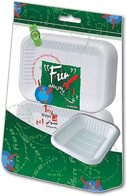 Rectangular plastic tray Fan Eveready for desserts and dishes, size M, pack of 40.. DIAYTAR NIGERIA: Your trusted marketplace that combines variety, affordability and reliable shipping.