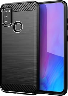 Samsung Galaxy M51 shell in brushed carbon fiber, ultra-fine texture pattern, tpu flexible, black anti-drop in tpu.. DIAYTAR NIGERIA brings the market to your screen with thousands of affordable products delivered to your door.