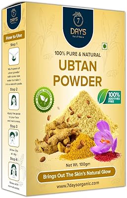 7 days of Ubtan skin whitening powder at home for facial hair removal - 100 grams.. Love deals? DIAYTAR Nigeria has you covered with low prices and fast delivery.